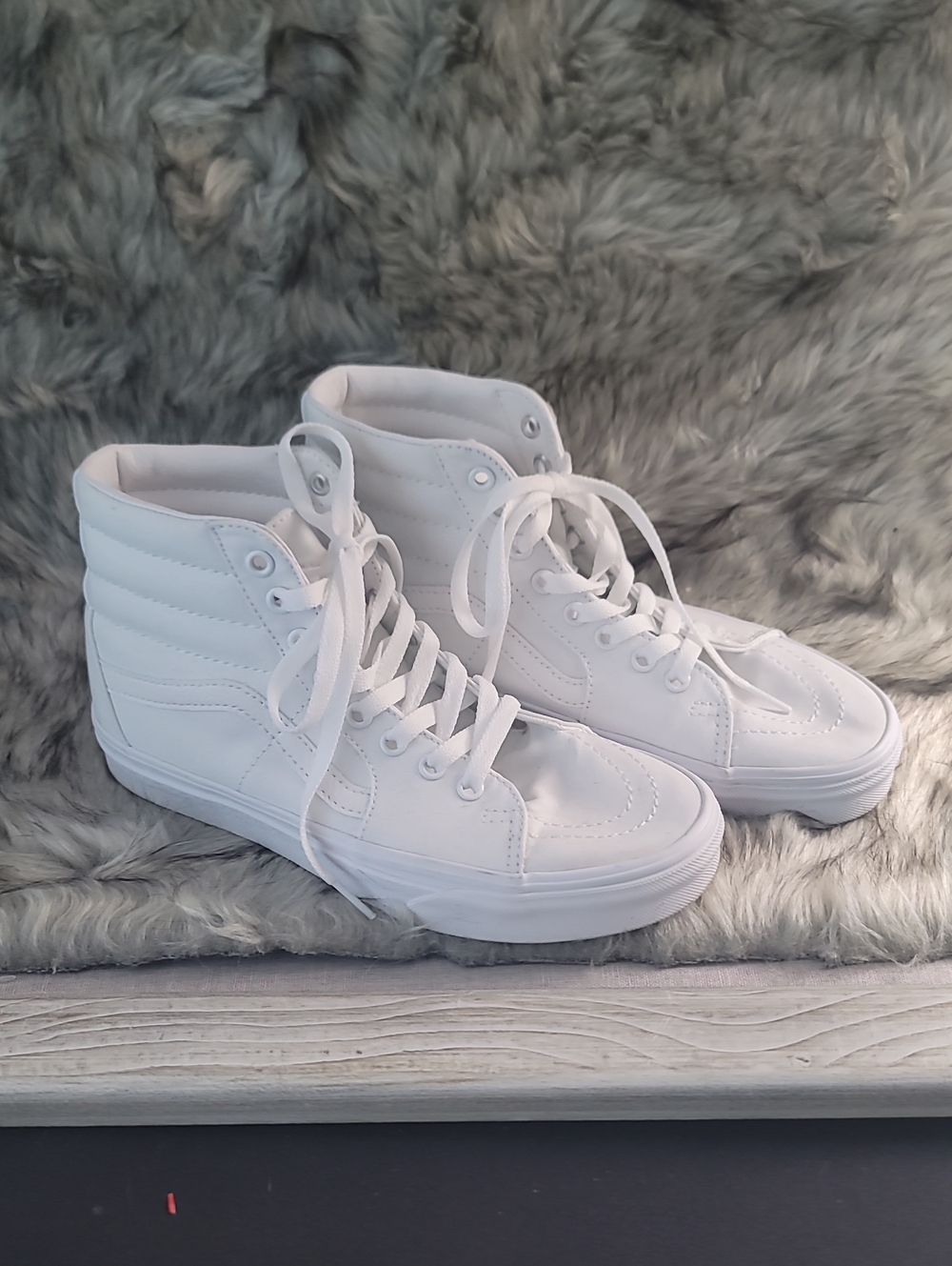 Vans Sk8 Hi White Sneakers